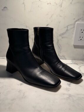 Gianvito Rossi Vitello Glove Ankle Boots